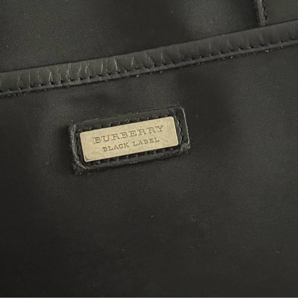 Burberry Black Label Nylon Briefcase